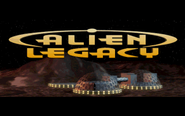 Alien Legacy (DOS) screenshot: Title from Introduction (CD-ROM version)