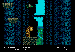 Toki: Going Ape Spit (Genesis) screenshot: a flying monster