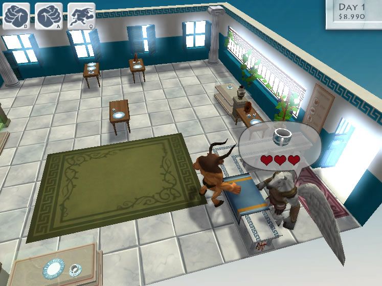 Minotaur China Shop (Browser) screenshot: A simple shop and a simple request