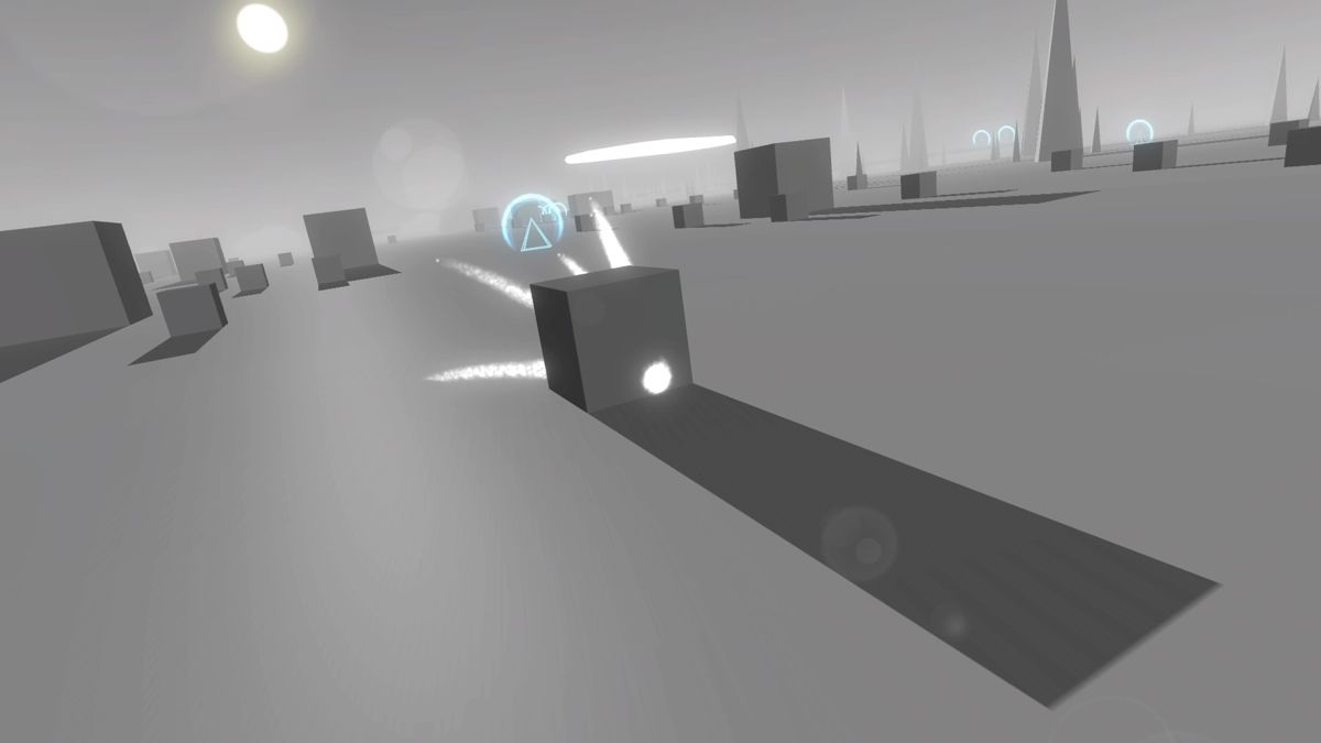 Race the Sun (PlayStation 4) screenshot: Far view collision