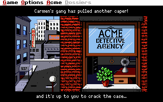 Screenshot of Where in the World is Carmen Sandiego? (Enhanced) (DOS ...