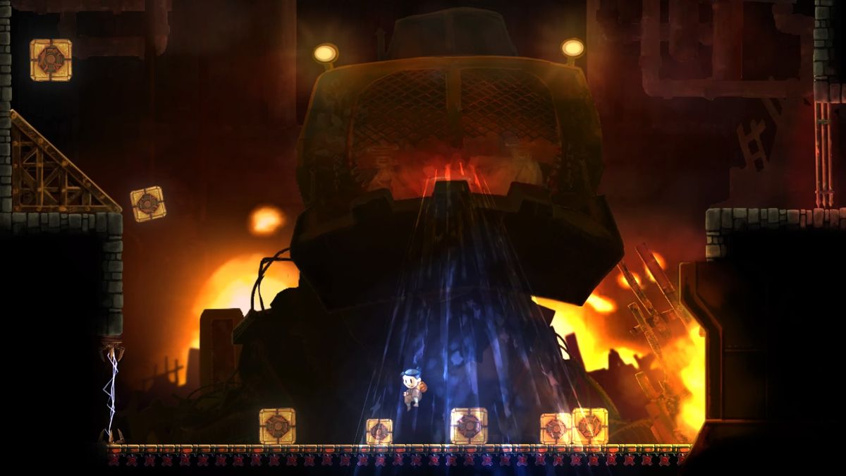 Teslagrad (PlayStation 4) screenshot: Level boss