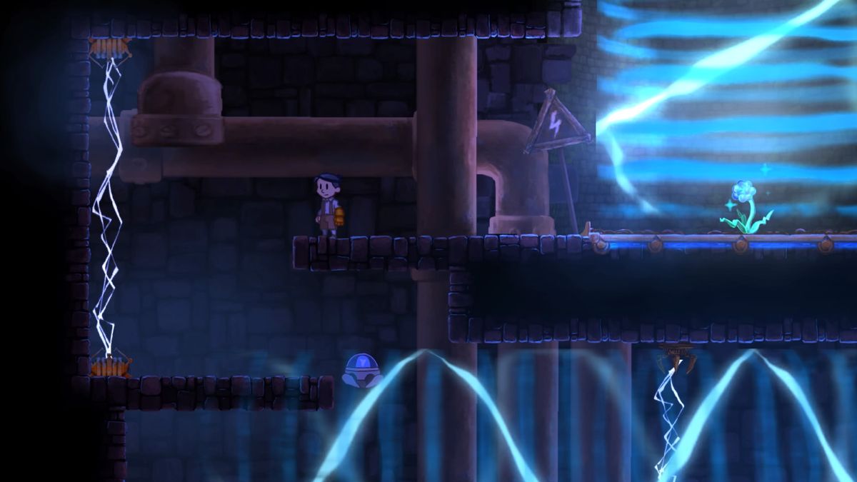 Teslagrad (PlayStation 4) screenshot: Lightning