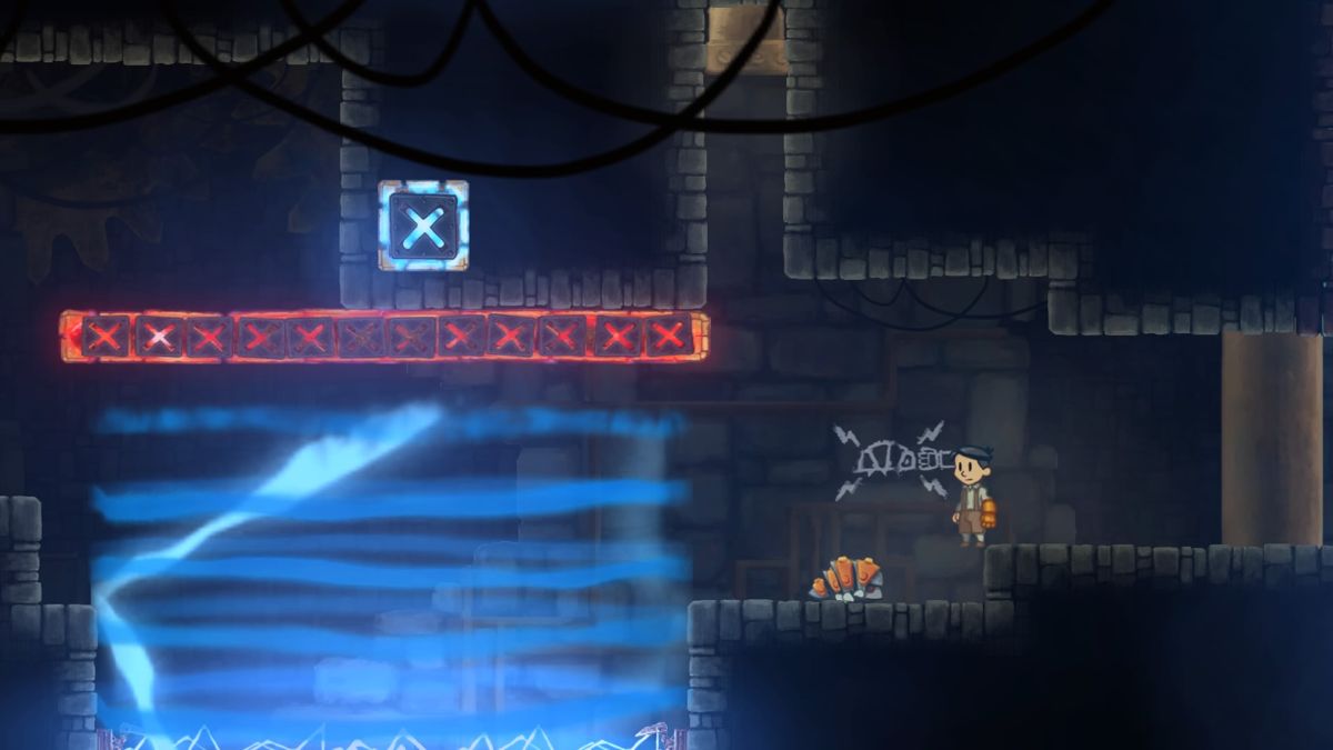 Teslagrad (PlayStation 4) screenshot: Armadillo