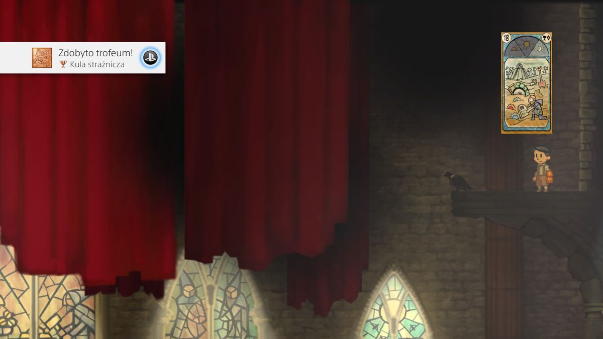 Teslagrad (PlayStation 4) screenshot: Trophy gained