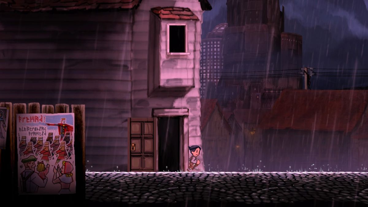 Teslagrad (PlayStation 4) screenshot: Child escaped