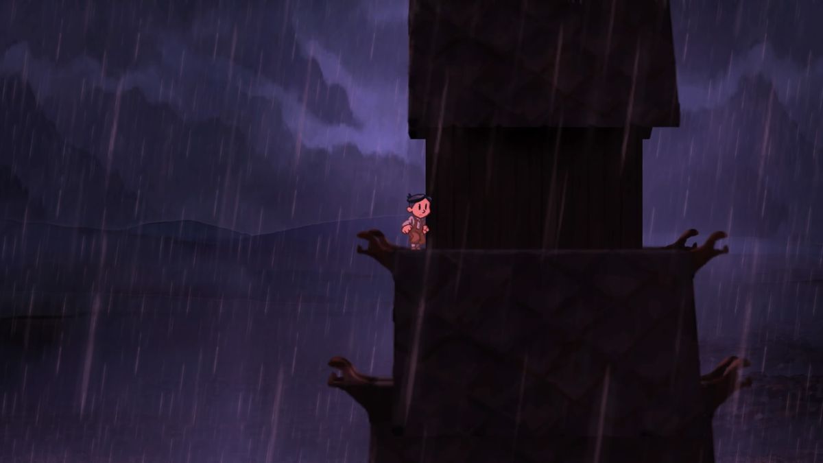 Teslagrad (PlayStation 4) screenshot: High tower