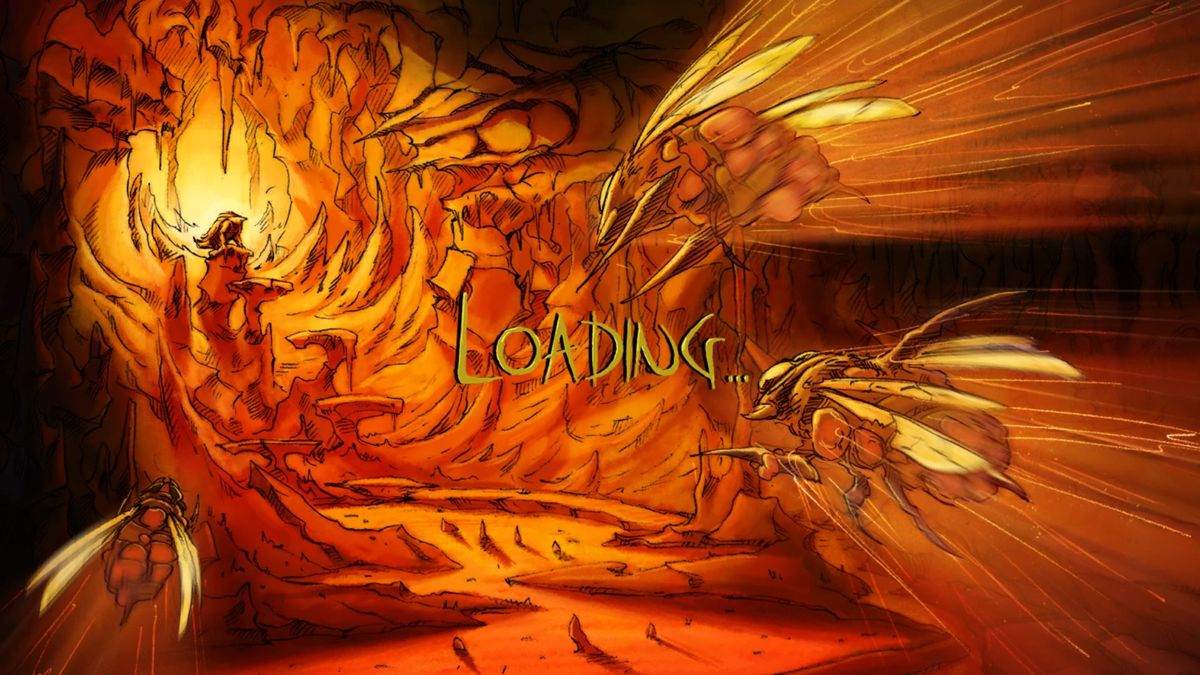 Aaru's Awakening (PlayStation 4) screenshot: Loading screen