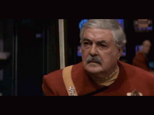 Star Trek: Generations (Windows) screenshot: Scotty (from a cutscene)