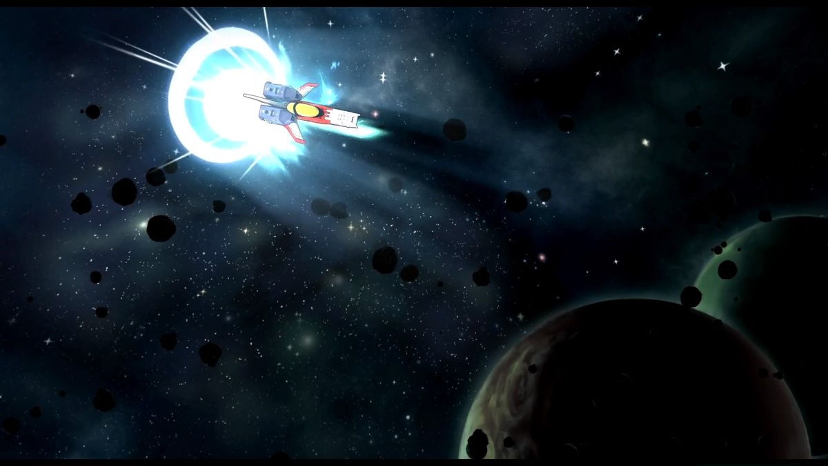 Galak-Z: The Dimensional (PlayStation 4) screenshot: Deep space arrival