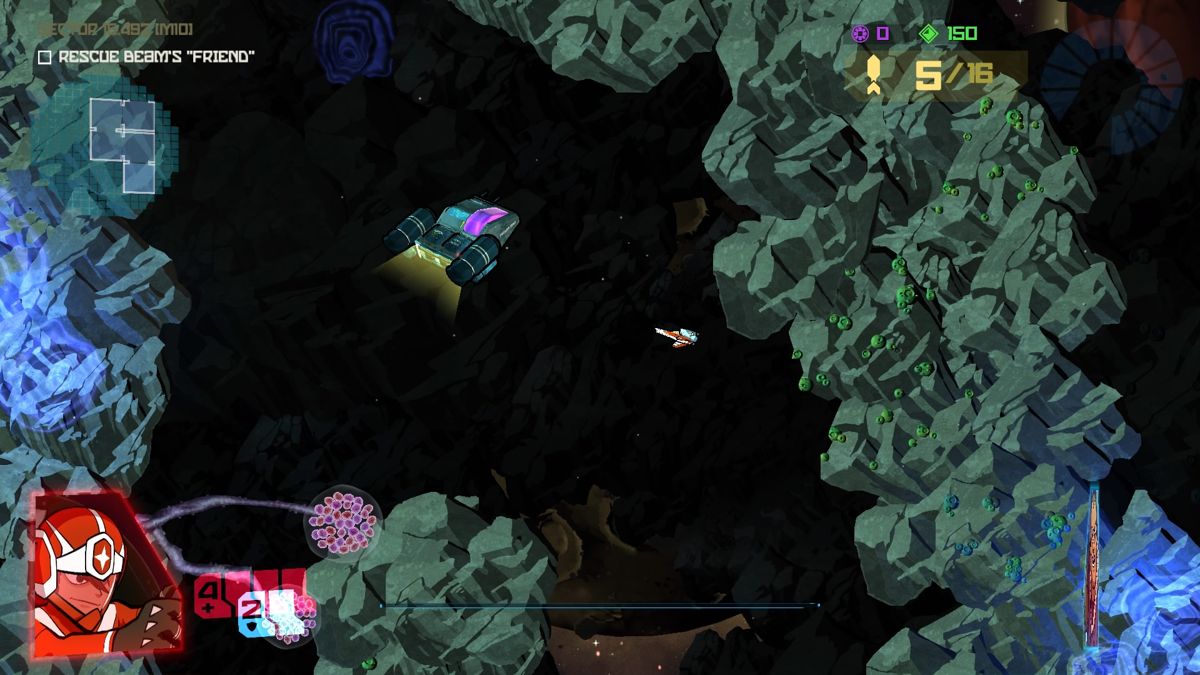 Galak-Z: The Dimensional (PlayStation 4) screenshot: Friend found