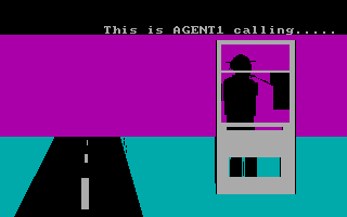 Snooper Troops (DOS) screenshot: Making a phone call.