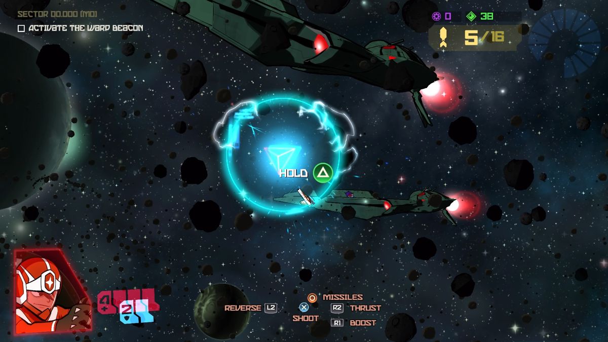 Galak-Z: The Dimensional (PlayStation 4) screenshot: Hyperspace entrance