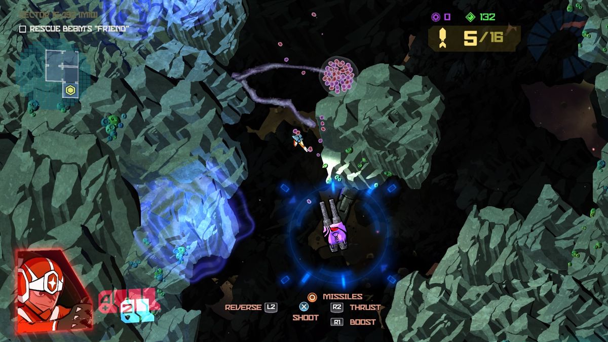 Galak-Z: The Dimensional (PlayStation 4) screenshot: Heavy cannon