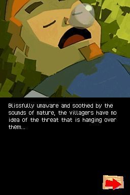 Petz Rescue: Endangered Paradise (Nintendo DS) screenshot: Leo sleeping.