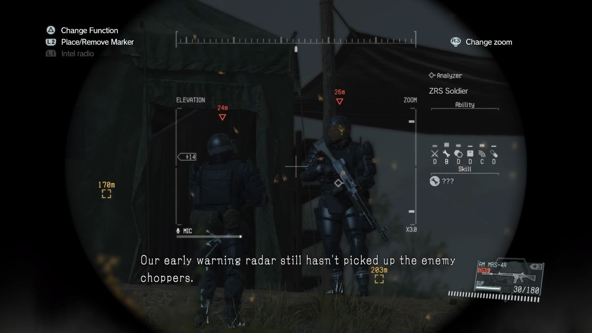 Screenshot of Metal Gear Solid V The Phantom Pain (PlayStation 4, 2015) MobyGames