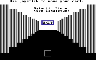 In Search of the Most Amazing Thing (Commodore 64) screenshot: Shopping.