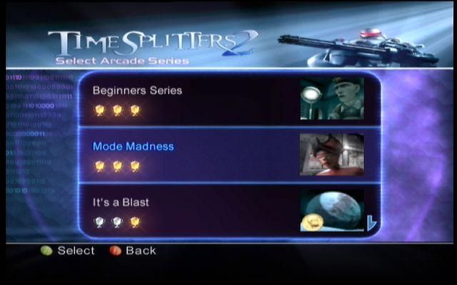 TimeSplitters 2 (Xbox) screenshot: There are lots of varied mini games in the arcade series.