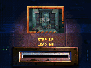 Blast Chamber (DOS) screenshot: Level loading screen (single player game).