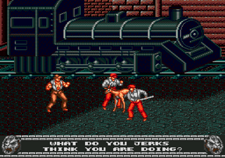 Growl (Genesis) screenshot: Just another case of animal cruelty