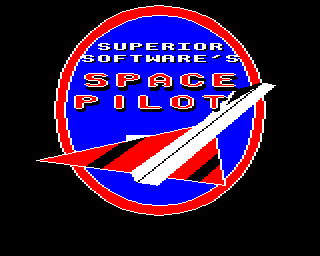 Space Pilot (BBC Micro) screenshot: Title Screen