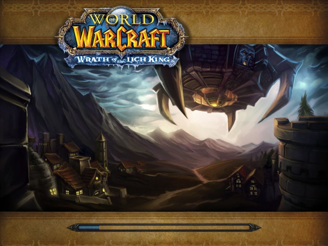 World of WarCraft: Wrath of the Lich King (Windows) screenshot: One of the new loading screens
