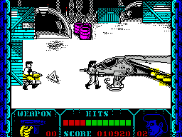 Shanghai Warriors (ZX Spectrum) screenshot: ... as if by magic on walks the replacement