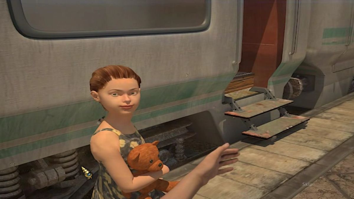 Psycho Train (Windows) screenshot: A shot from the intro movie.