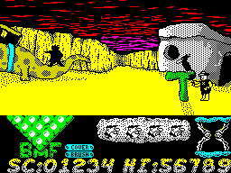 The Flintstones (ZX Spectrum) screenshot: Intro.