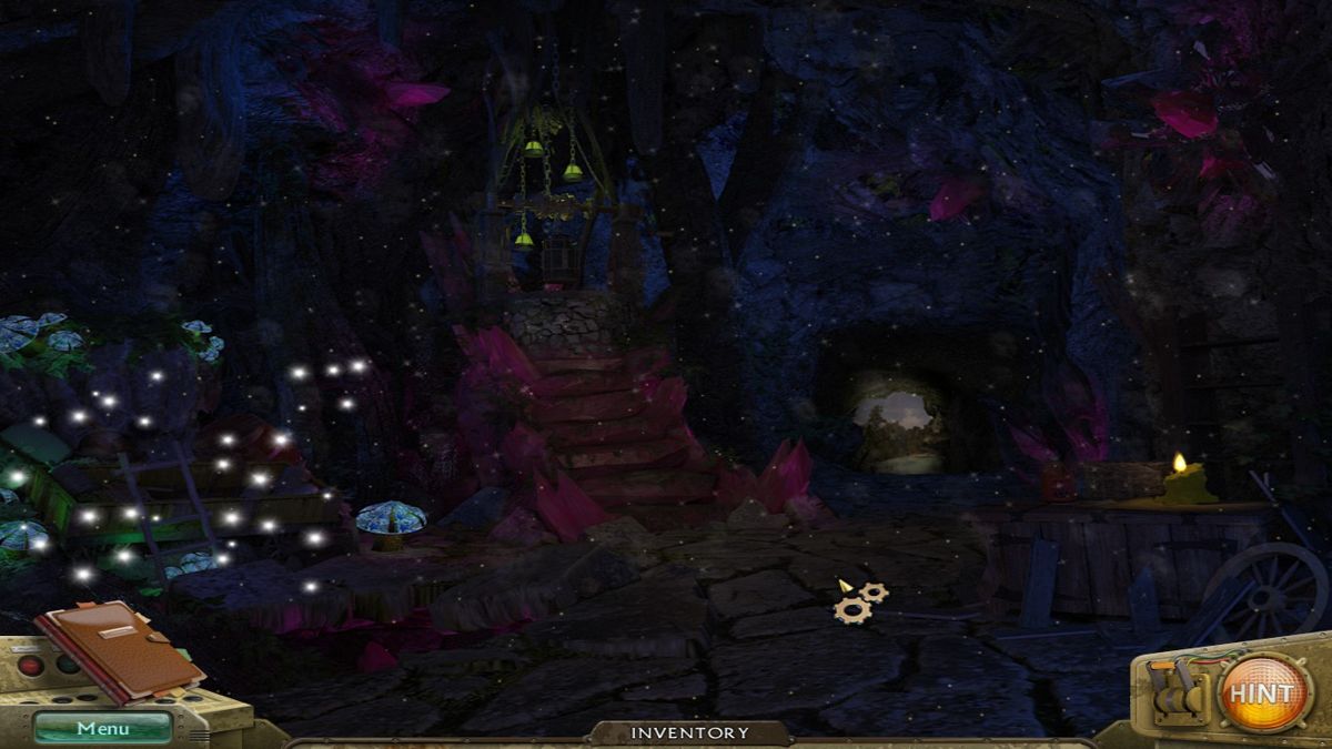 Psycho Train (Windows) screenshot: It is dark in this cave.