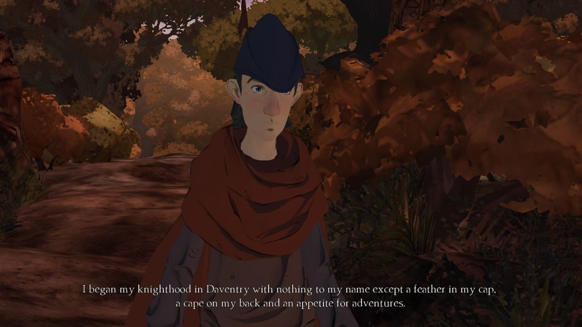 King's Quest: Chapter III - Once Upon a Climb (PlayStation 4) screenshot: The very beginning of Graham's adventures