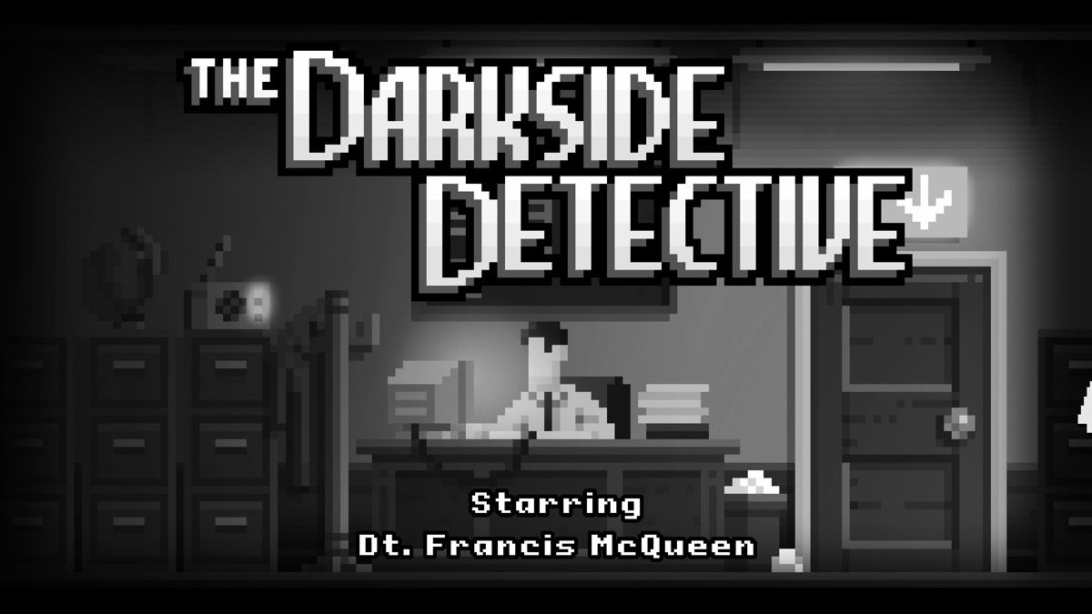 The Darkside Detective (Windows) screenshot: Title Screen