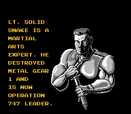 Snake's Revenge (NES) screenshot: Can you accomplish this dangerous mission?