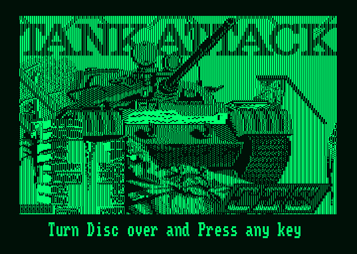 Tank Attack (Amstrad PCW) screenshot: Loading screen