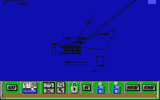 Wolf Pack (Atari ST) screenshot: Construction set scenario building