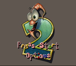 Earthworm Jim 2 (SNES) screenshot: Title Screen