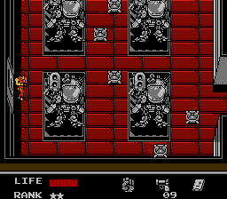 Snake's Revenge (NES) screenshot: ...where the mass-produced Metal Gear units are being transferred!