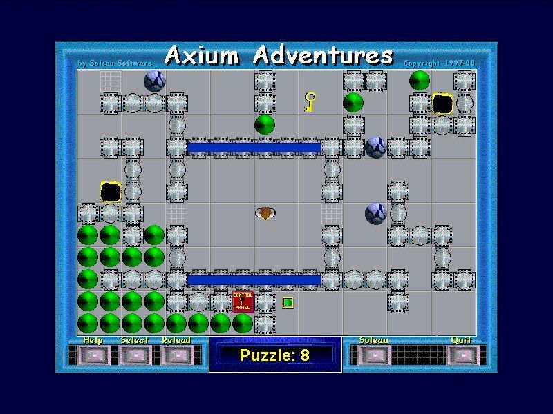 Axium Adventures (Windows 3.x) screenshot: Puzzle eight