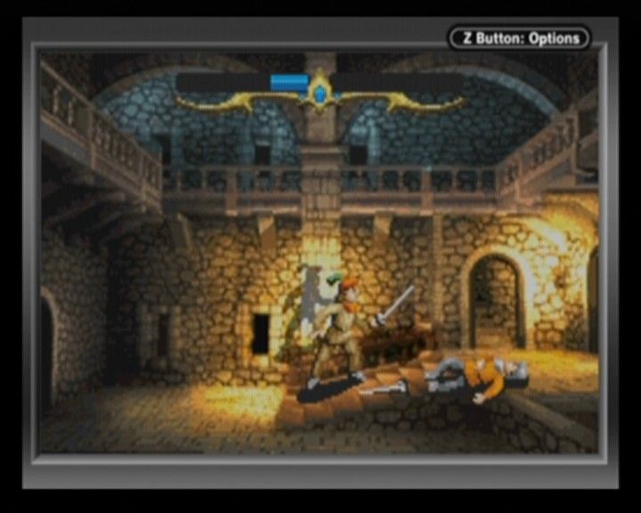 Defender of the Crown (Game Boy Advance) screenshot: Three down, few more to go, but my health bar is seriously reduced.