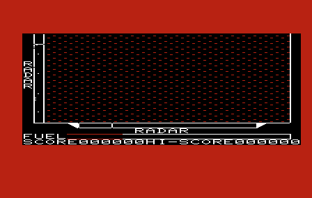 Frantic (VIC-20) screenshot: Starting a new game.
