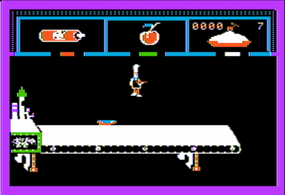 Pie-Man (Apple II) screenshot: Gameplay