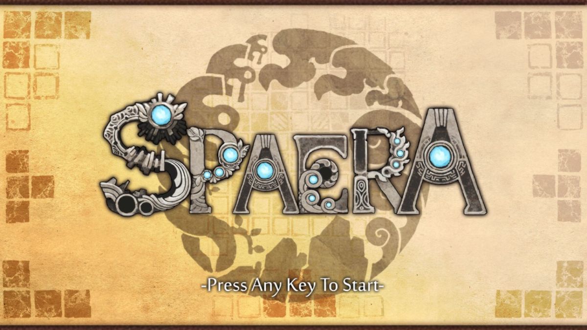 Spaera (Windows) screenshot: Title screen