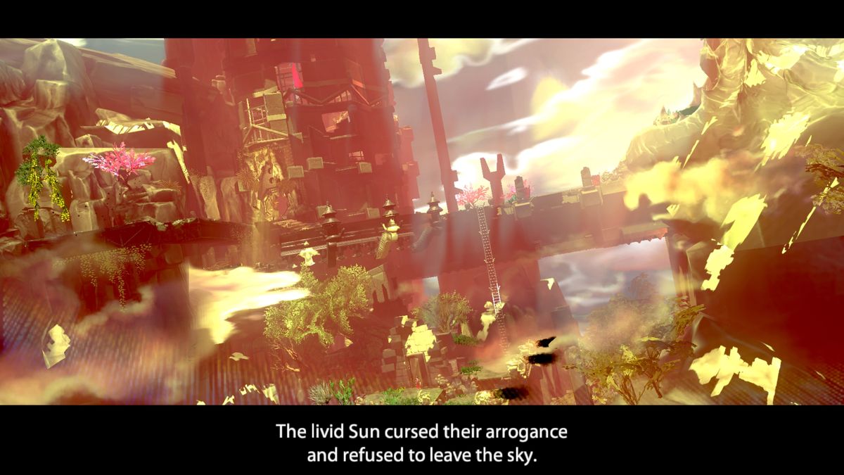 Toren (PlayStation 4) screenshot: The story behind the tower