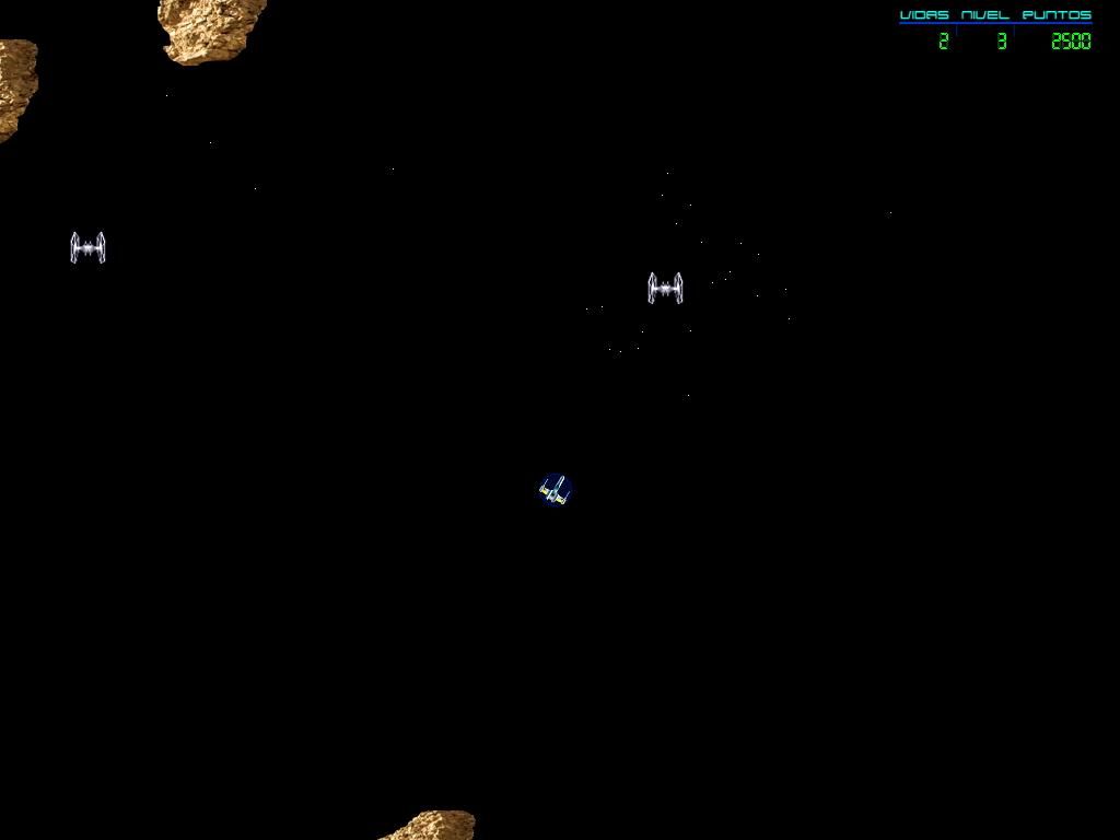 Asteroids Fighter (Windows) screenshot: Enemy space ships
