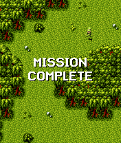 Cannon Fodder (J2ME) screenshot: Mission complete