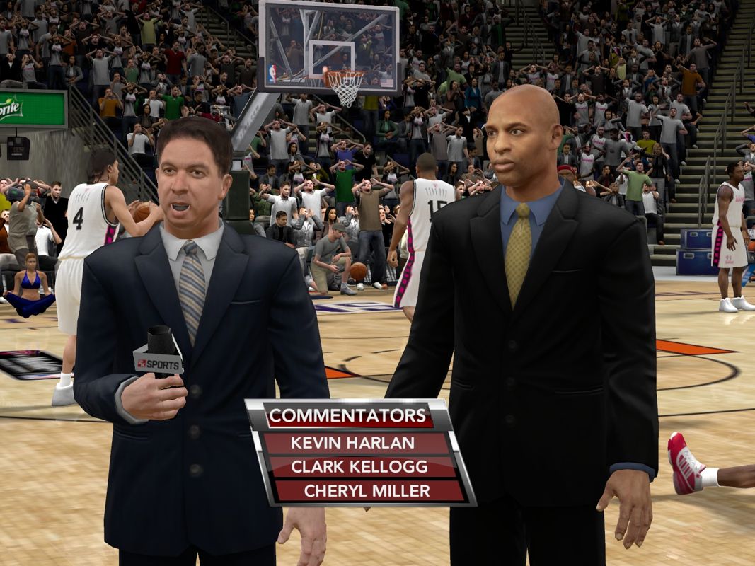 NBA 2K9 (Windows) screenshot: Meet the Commentators