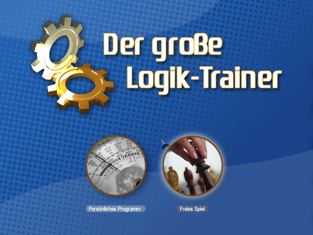 Denk Mal: Der neue grosse Logik Trainer (Windows) screenshot: Menu
