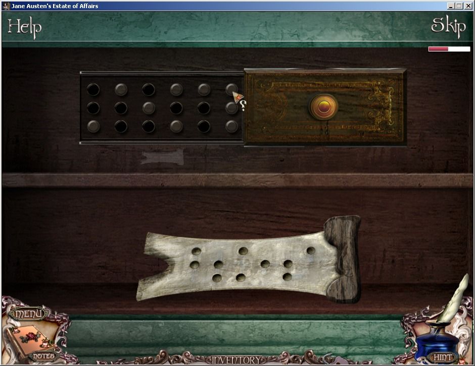 Jane Austen's Estate of Affairs (Windows) screenshot: Key puzzle