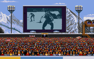 Winter Supersports 92 (Atari ST) screenshot: A small movie introduces each discipline