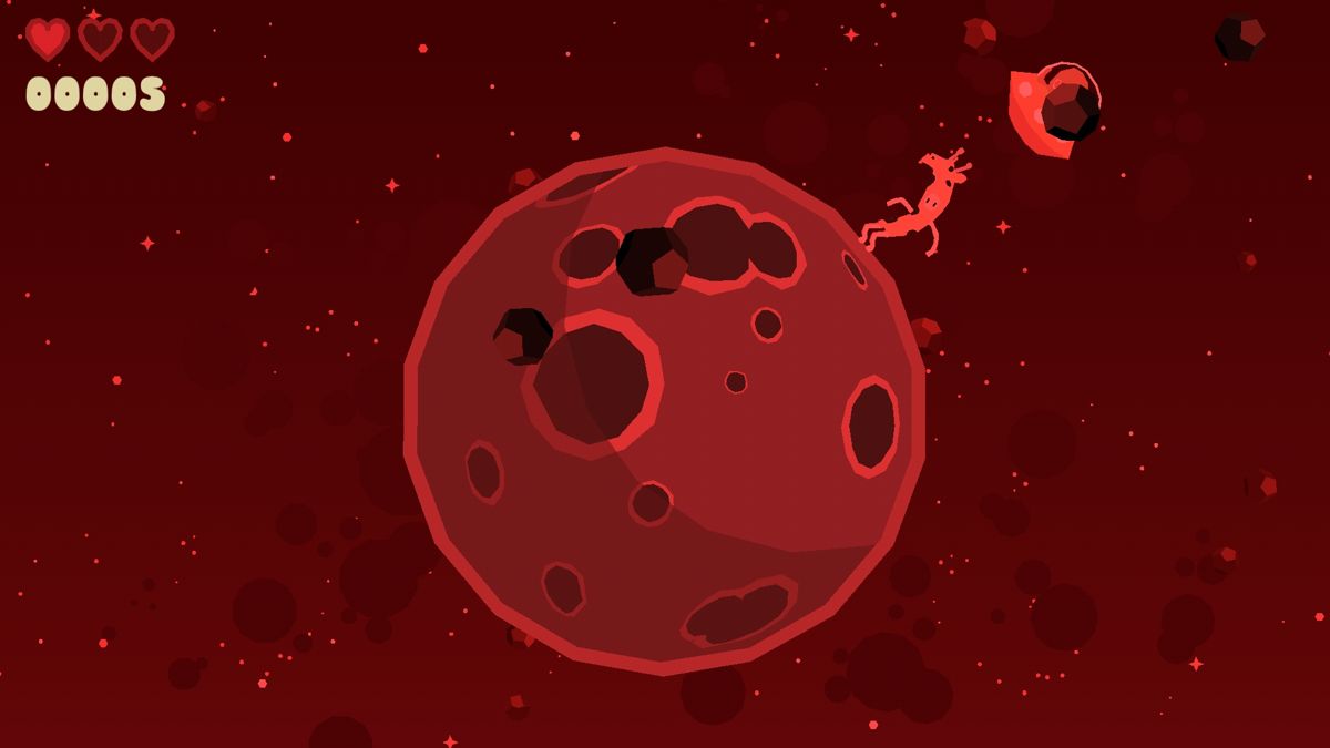 Planet Quest (Android) screenshot: This seems to be a lava planet.